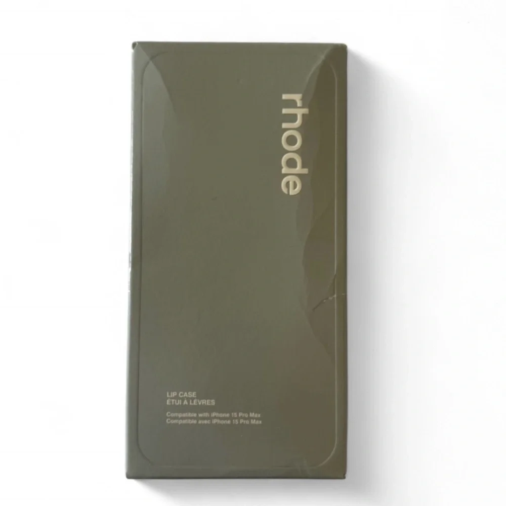 Rhode Grey Lip Phone Case NWT